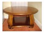 Oak Wood Round Coffee Table. Coffe Table cost over....